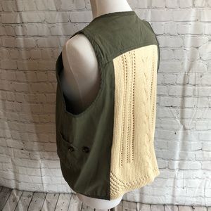 NWOT Harlowe & Graham Utility Zip Front Vest